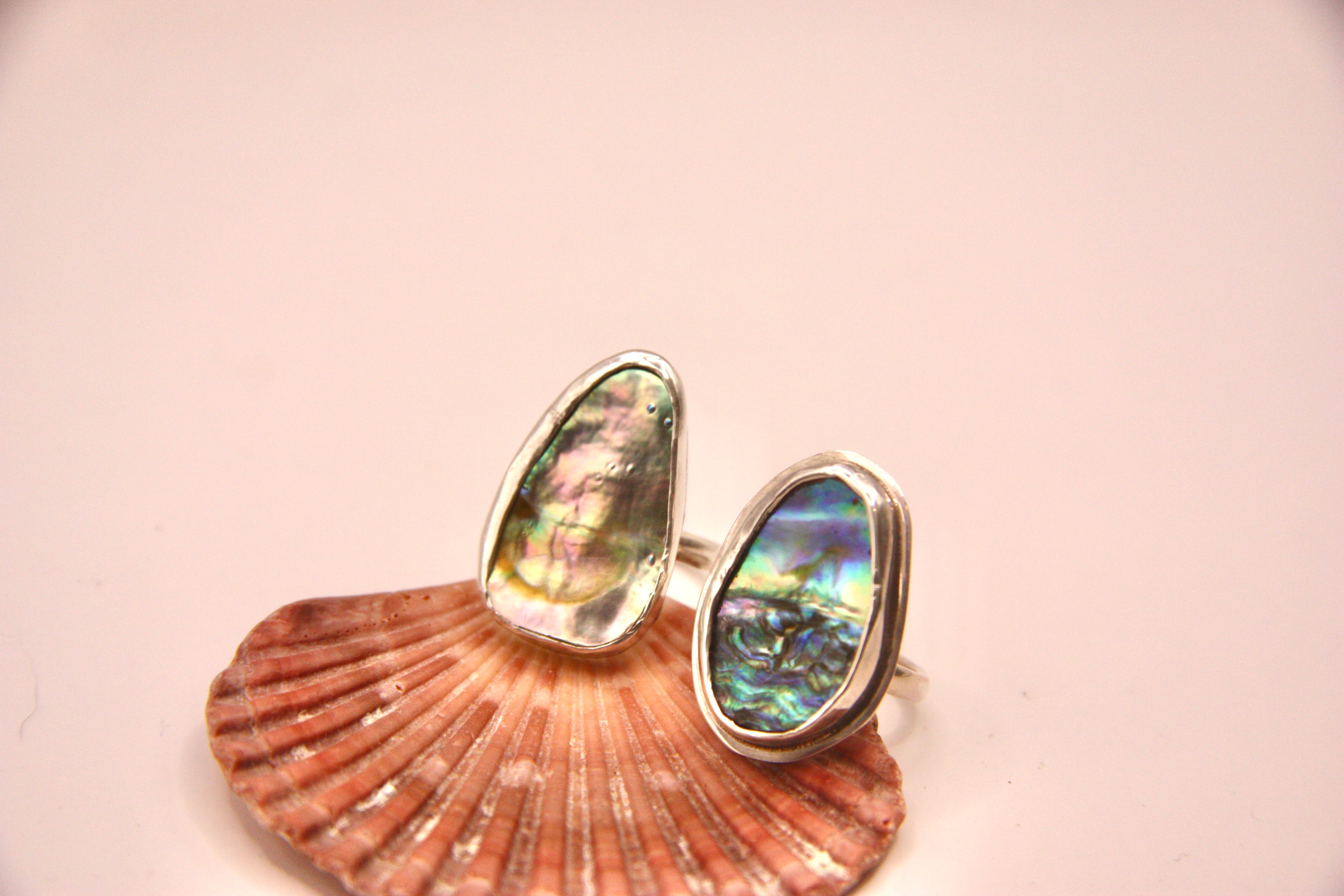 Plain Abalone Ring
