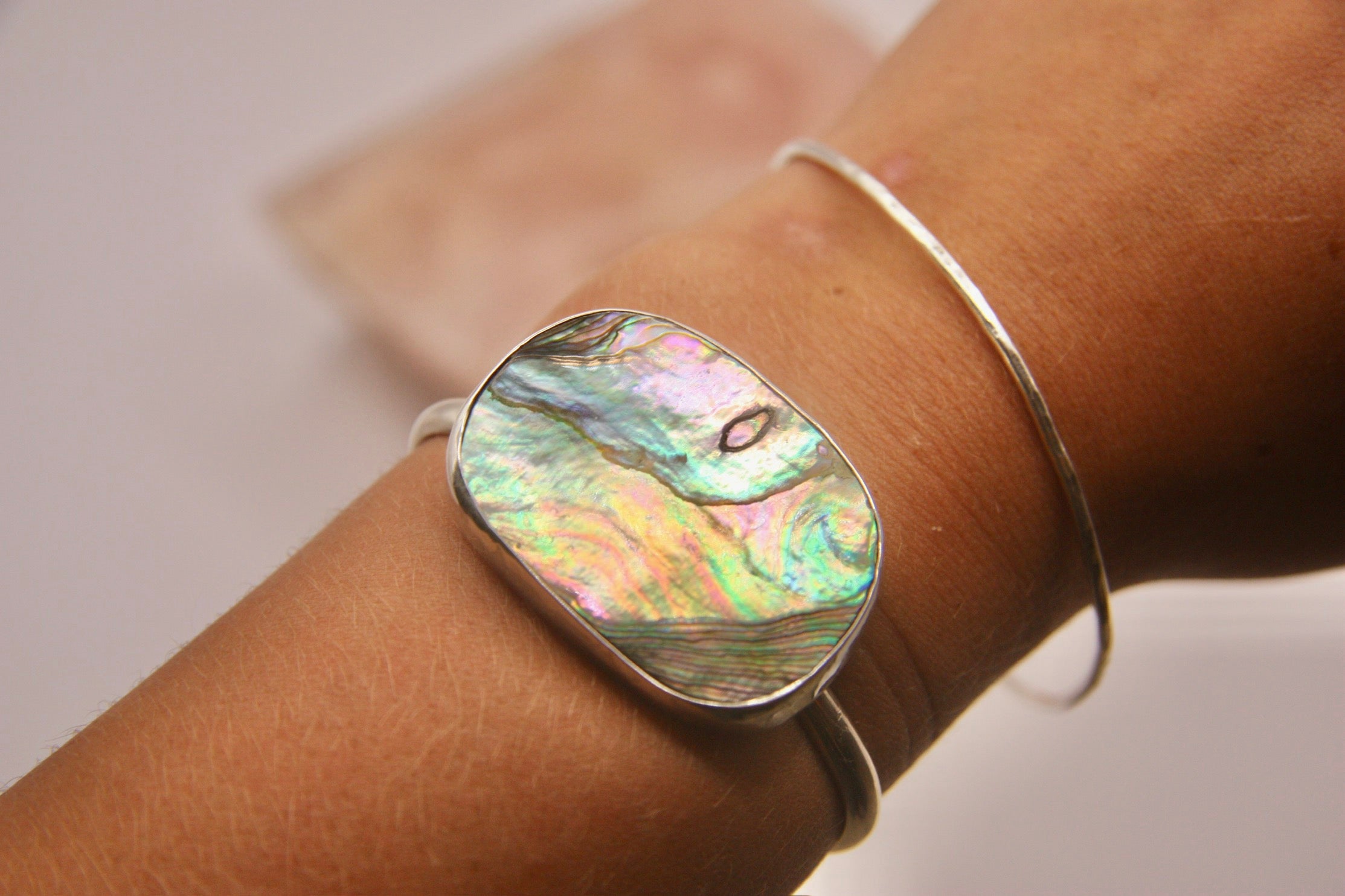 Large Abalone Cuff