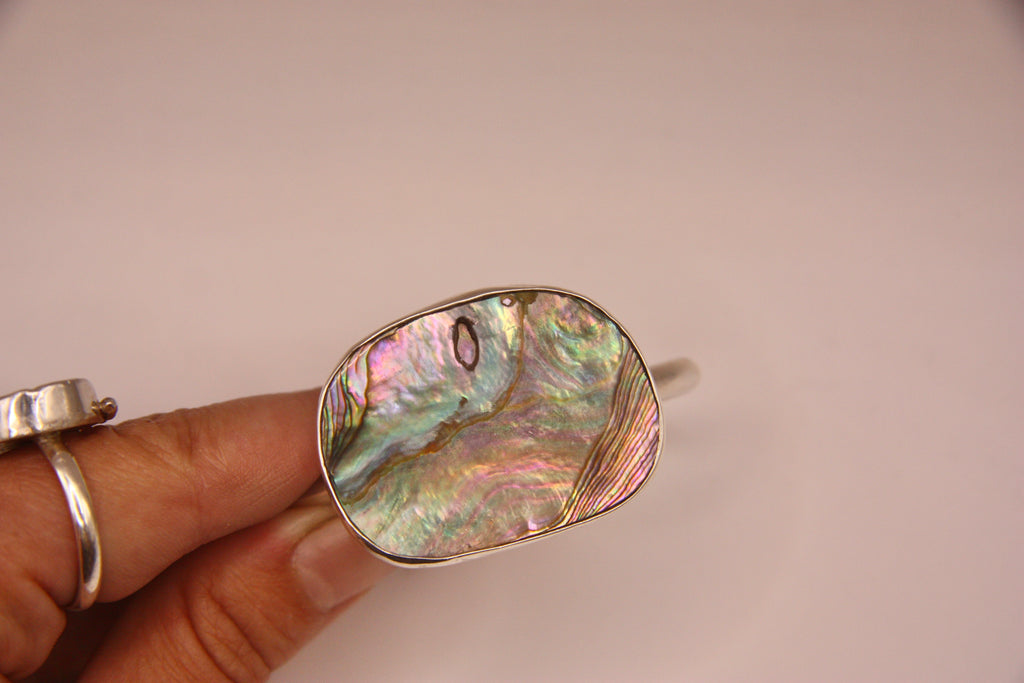 Large Abalone Cuff