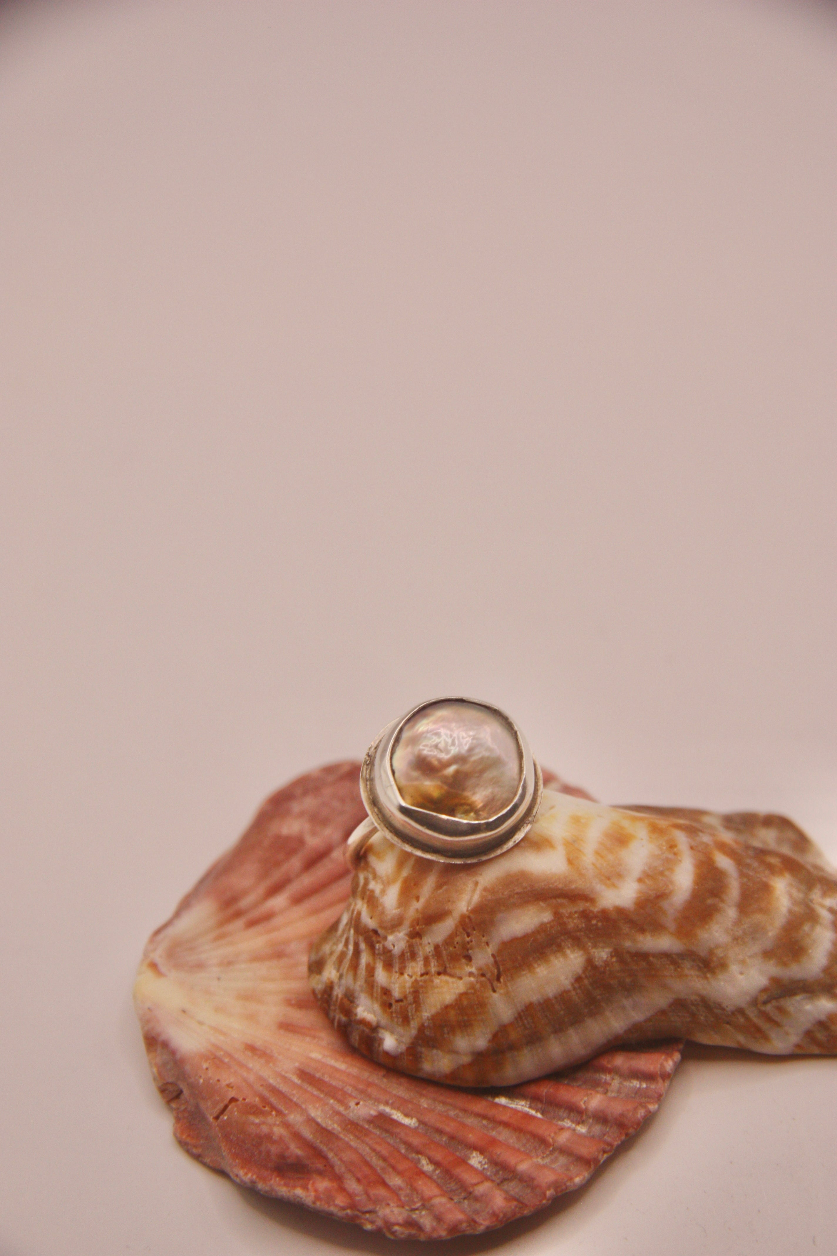 Multicolor Freshwater Pearl Ring