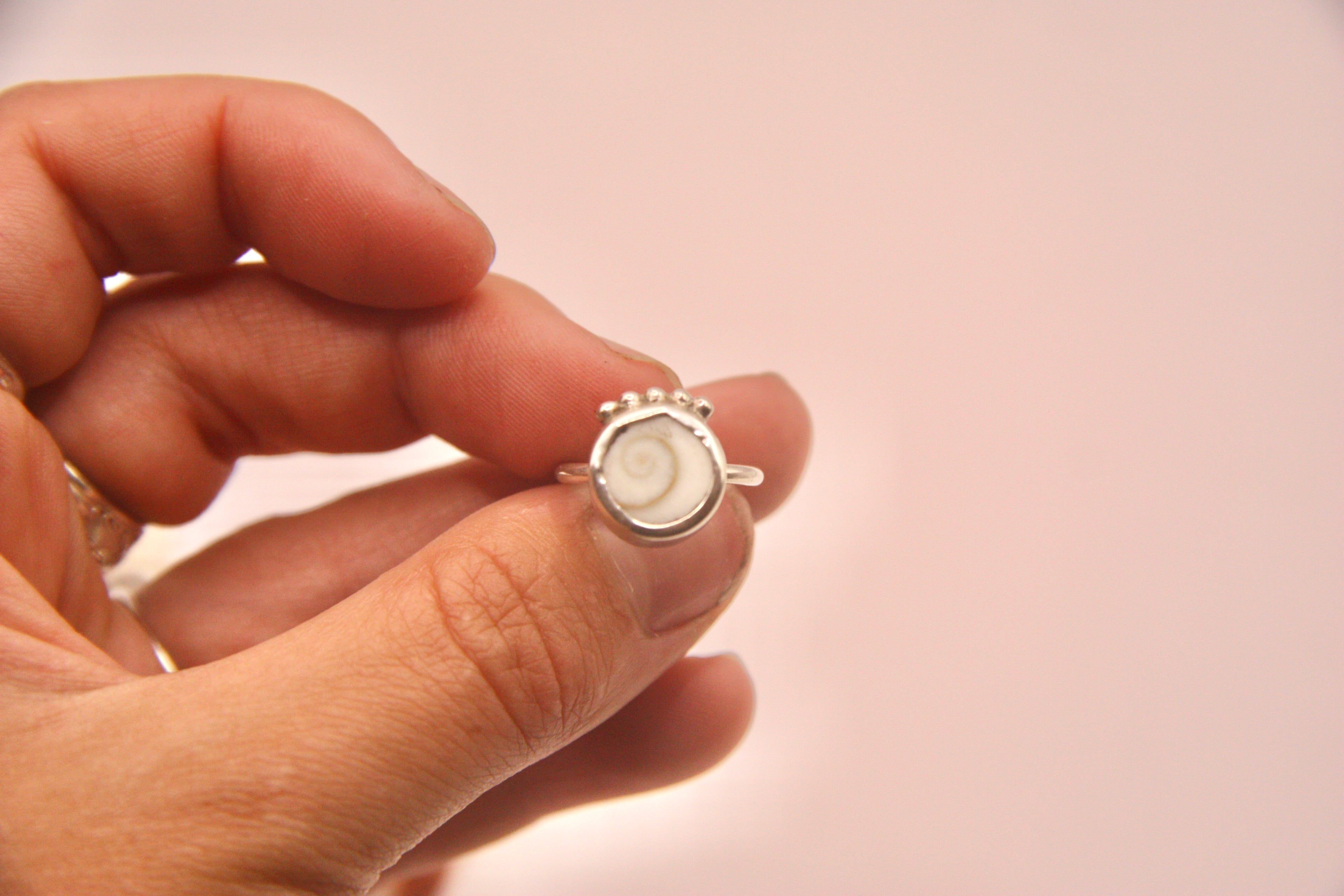 Shiva Shell Pinky Ring