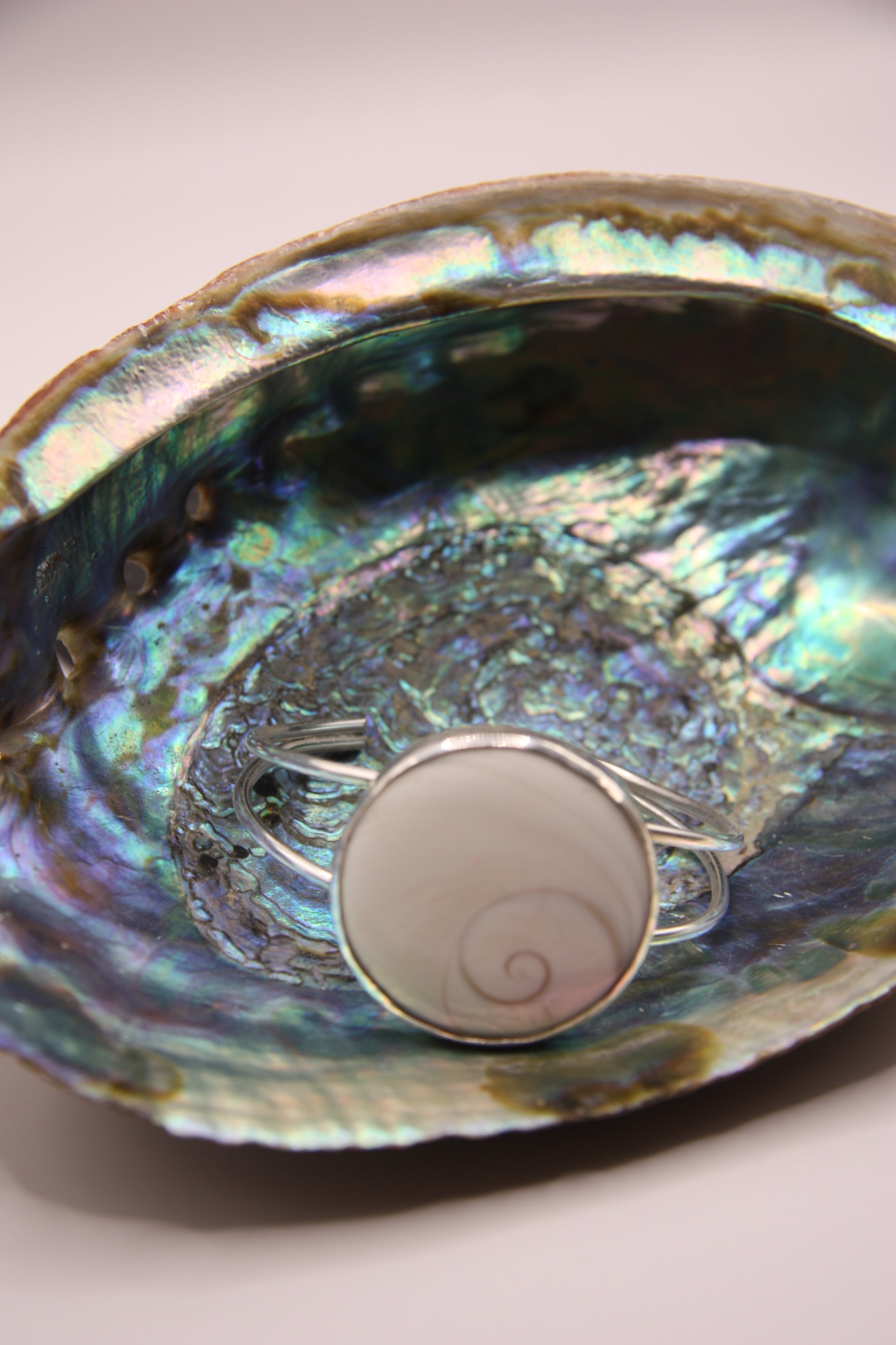 Shiva Shell Double Band Cuff