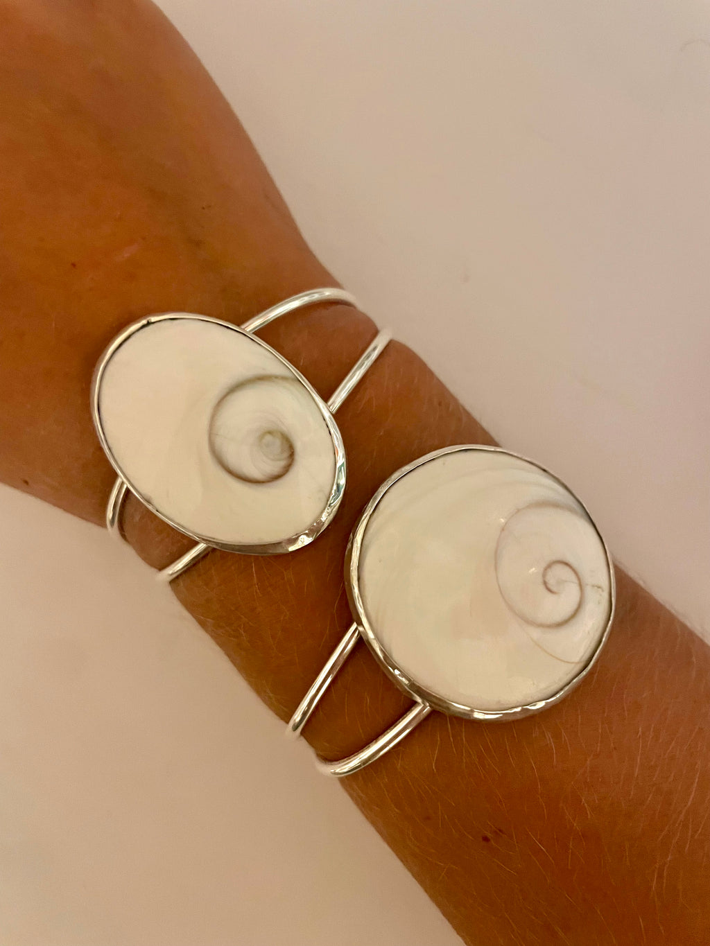 Shiva Shell Double Band Cuff