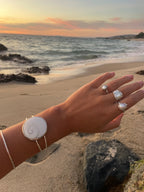 Shiva Shell Double Band Cuff