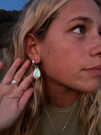 Dangling Double Sided Abalone Earrings