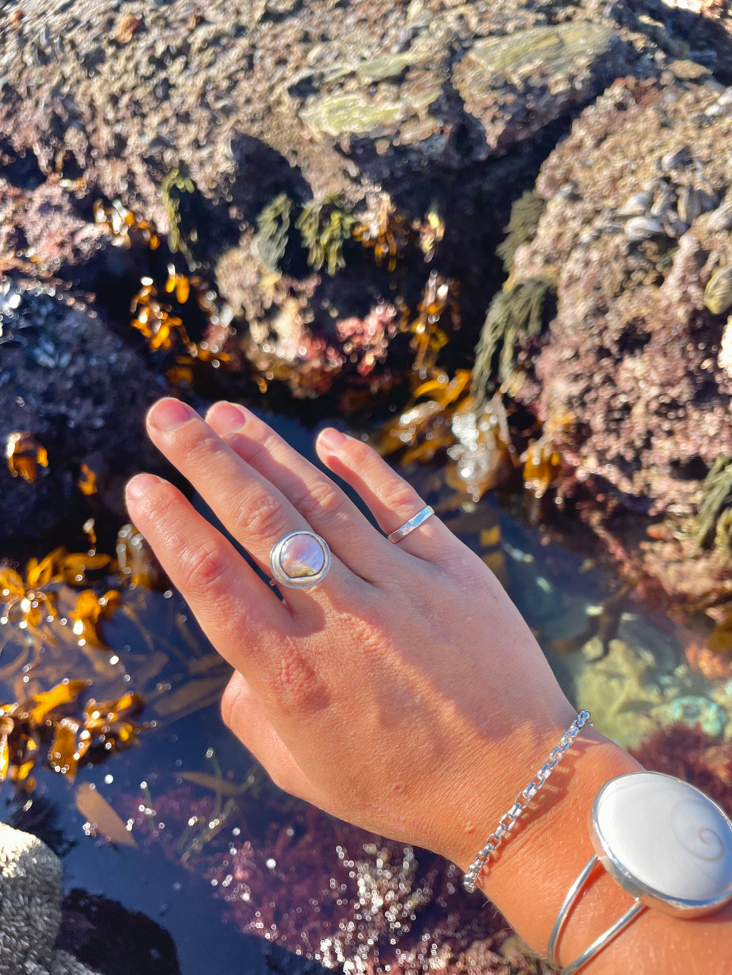 Multicolor Freshwater Pearl Ring