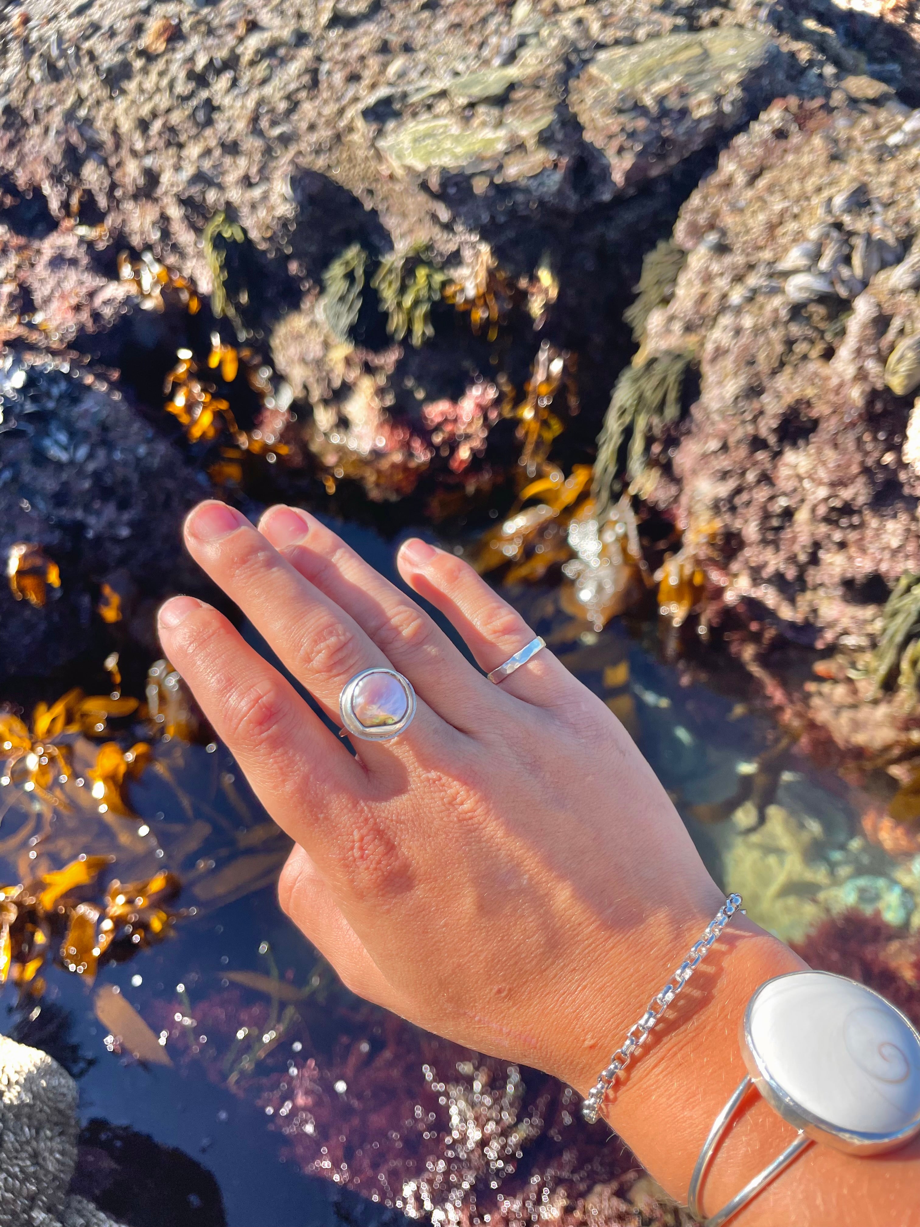 Multicolor Freshwater Pearl Ring