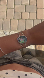 Abalone Double Band Cuff