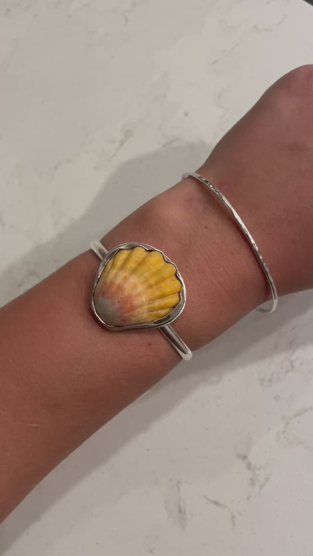 Rare Sunrise Shell Cuff